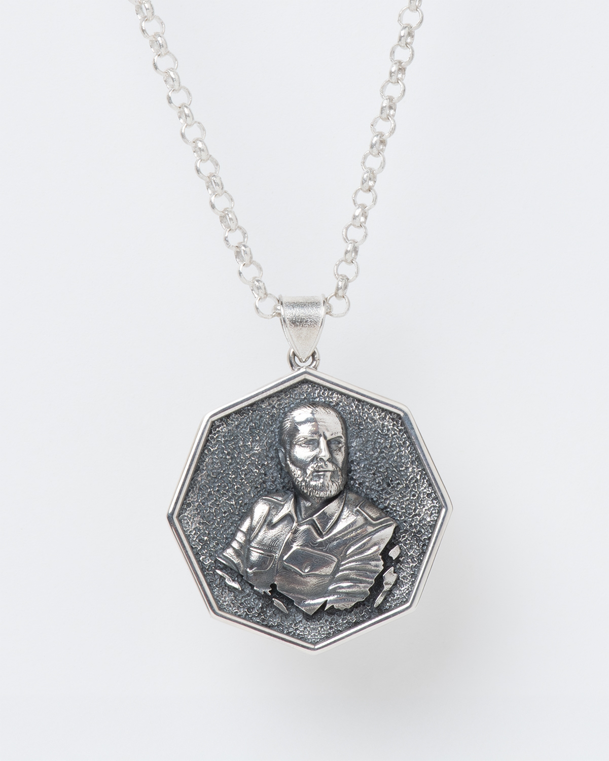 Vazgen Sargsyan silver pendant